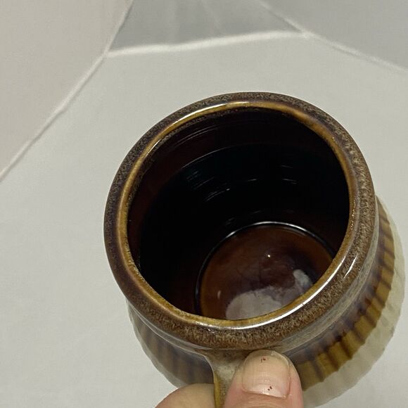 lot of 4 vintage pottery mugs a Hall 1789 made is USA unmarked Japan retro kitch - Picture 10 of 15